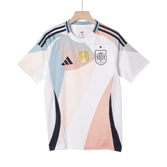 Męska Koszulka Wyjazdowa Hiszpania 2025 - Women's Euro - Topowe Koszulki Pilkarskie Sklep Internetowy