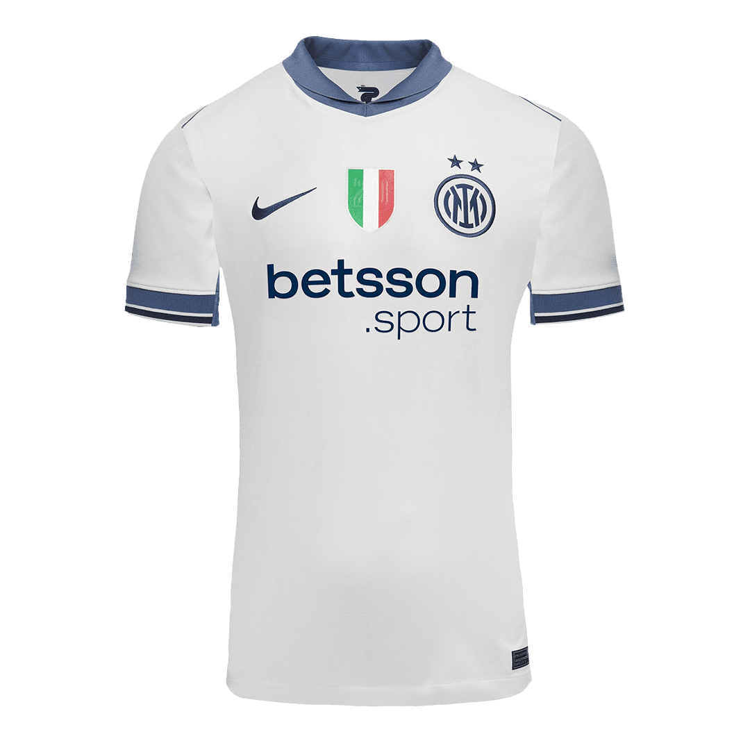 Męska wyjazdowa koszulka piłkarska Inter Mediolan 2024/25 - Topowe Koszulki Pilkarskie Sklep Internetowy