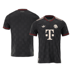 Męski Zestaw Trzecia Wyjazdowa Bayern Munich Wersja Piłkarska (Koszulka+Spodenki) 2025/26 - Slim Fit - Topowe Koszulki Pilkarskie Sklep Internetowy