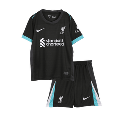 Koszulka piłkarska dla dzieci Liverpool Away Kit (Koszulka + Szorty + Skarpetki) 2024/25 - Topowe Koszulki Pilkarskie Sklep Internetowy