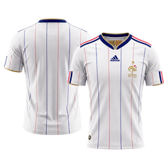 Męska Koszulka Retro Wyjazdowa France 2010