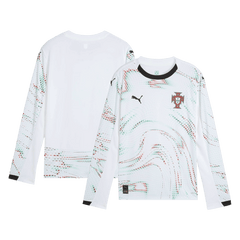 Męska Koszulka Wyjazdowa Portugalia Długi Rękaw 2025 - Topowe Koszulki Pilkarskie Sklep Internetowy