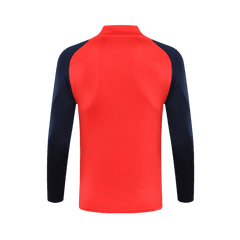 Męska Zestaw bluzy zapinanej na zamek Manchester United (top + spodnie) 2024/25 - Topowe Koszulki Pilkarskie Sklep Internetowy