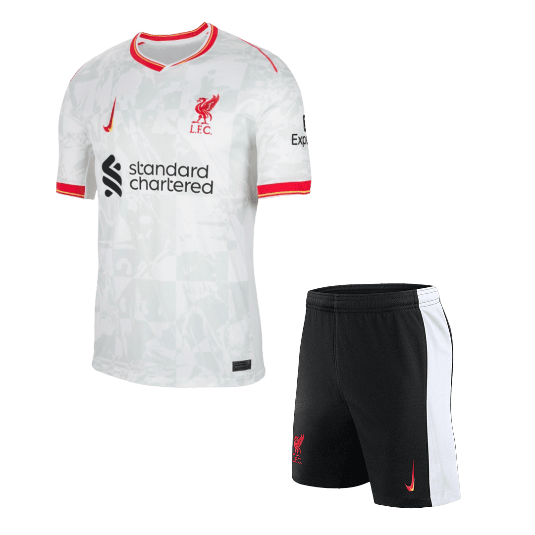 Liverpool Third Away Zestaw Piłkarski (Koszulka+Spodenki) 2024/25 - Topowe Koszulki Pilkarskie Sklep Internetowy
