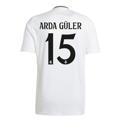 Męska Wysokiej jakości koszulka piłkarska Arda Guler #15 Real Madryt Home 2024/25 - Topowe Koszulki Pilkarskie Sklep Internetowy