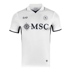Męska Koszulka Wyjazdowa Napoli Wersja Piłkarska 2024/25 - Krój Slim Fit - Topowe Koszulki Pilkarskie Sklep Internetowy