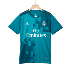 Męska Koszulka Retro Trzecia Wyjazdowa Real Madrid 2017/18 - Topowe Koszulki Pilkarskie Sklep Internetowy