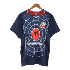 Męska wyjazdowa koszulka piłkarska Retro 2004/05 Atletico Madryt - Topowe Koszulki Pilkarskie Sklep Internetowy