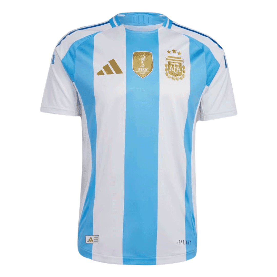 Męska Koszulka Domowa Argentyna L.MARTÍNEZ #22 Wersja Piłkarska 2024 - Slim Fit - Topowe Koszulki Pilkarskie Sklep Internetowy