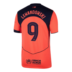 Męska Koszulka Trzecia Wyjazdowa Barcelona LEWANDOWSKI #9 2025/26 - UCL - Topowe Koszulki Pilkarskie Sklep Internetowy