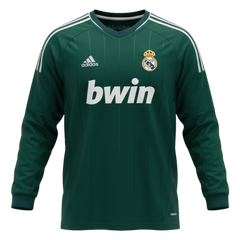 Męska Koszulka Retro Trzecia Wyjazdowa Real Madrid 2012/13 z Długim Rękawem