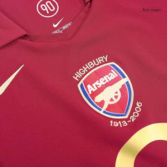 Męska Koszulka Retro Domowa Arsenal 2005/06 - Topowe Koszulki Pilkarskie Sklep Internetowy