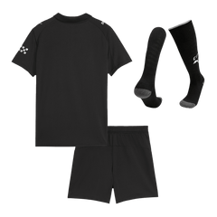 Dziecięcy Zestaw Wyjazdowa Manchester City (Koszulka + Spodenki + Skarpety) 2025/26