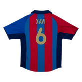 Koszulka Retro Domowa Barcelona XAVI #6 2001/02 - Topowe Koszulki Pilkarskie Sklep Internetowy