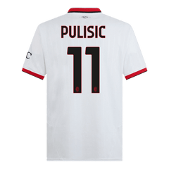 Męska koszulka wyjazdowa PULISIC #11 AC Milan 2024/25 - Topowe Koszulki Pilkarskie Sklep Internetowy