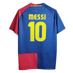MESSI #10 Męska retro koszulka piłkarska Barcelona domowa z sezonu 08/09 - UCL Final - Topowe Koszulki Pilkarskie Sklep Internetowy