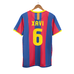 Męska Koszulka Retro Domowa Barcelona XAVI #6 2010/11 - Topowe Koszulki Pilkarskie Sklep Internetowy