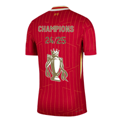 Męska Koszulka Domowa Liverpool Wersja Piłkarska - CHAMPIONS 24/25 - Slim Fit - Topowe Koszulki Pilkarskie Sklep Internetowy