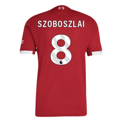 Męska Koszulka Domowa Liverpool SZOBOSZLAI #8 Wersja Piłkarska 2025/26 - Slim Fit