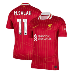 M.SALAH #11 Liverpool Koszulka domowa piłkarska 2024/25 - Topowe Koszulki Pilkarskie Sklep Internetowy