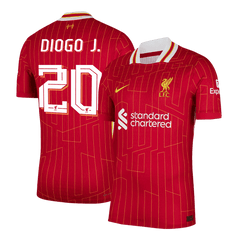 Męska Koszulka Domowa Liverpool DIOGO J. #20 Wersja Piłkarska 2024/25 - UCL - Slim Fit - Topowe Koszulki Pilkarskie Sklep Internetowy