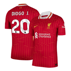 Męska Koszulka Domowa Liverpool DIOGO J. #20 Wersja Piłkarska 2024/25 - Slim Fit - Topowe Koszulki Pilkarskie Sklep Internetowy