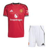 Męski Zestaw Domowy Manchester United (Koszulka+Spodenki) 2025/26 - Topowe Koszulki Pilkarskie Sklep Internetowy