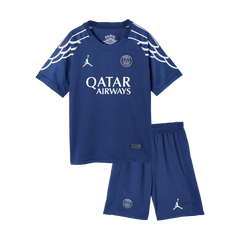 Dziecięcy wyjazdowy zestaw koszulek piłkarskich PSG Fourth (koszulka+spodenki) 2024/25 - Topowe Koszulki Pilkarskie Sklep Internetowy
