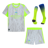 Męski Zestaw Trzecia Wyjazdowa Manchester City (Koszulka + Spodenki + Skarpety) 2025/26