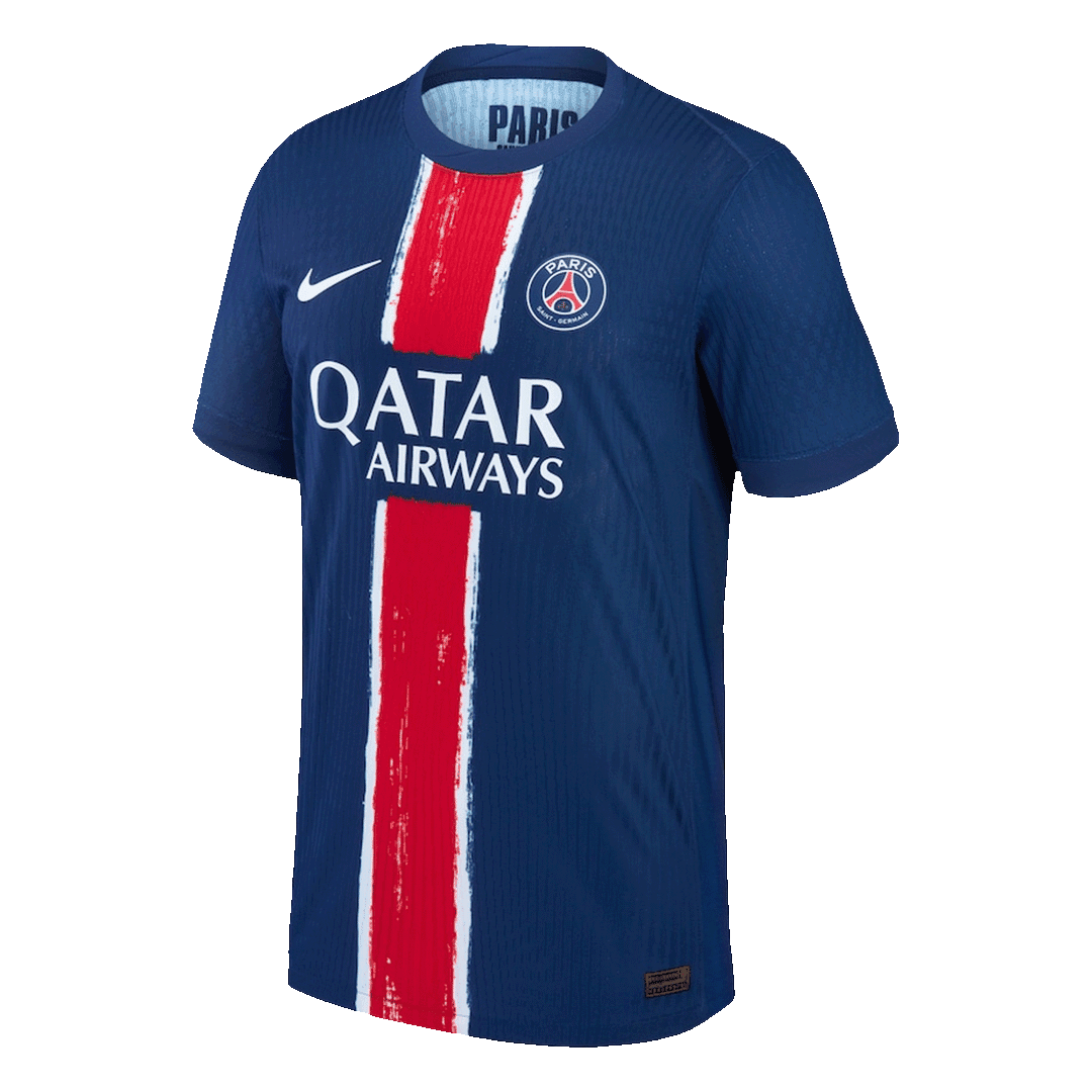 Męska domowa koszulka piłkarska PSG w wersji dla graczy 2024/25 - Slim Fit - Topowe Koszulki Pilkarskie Sklep Internetowy