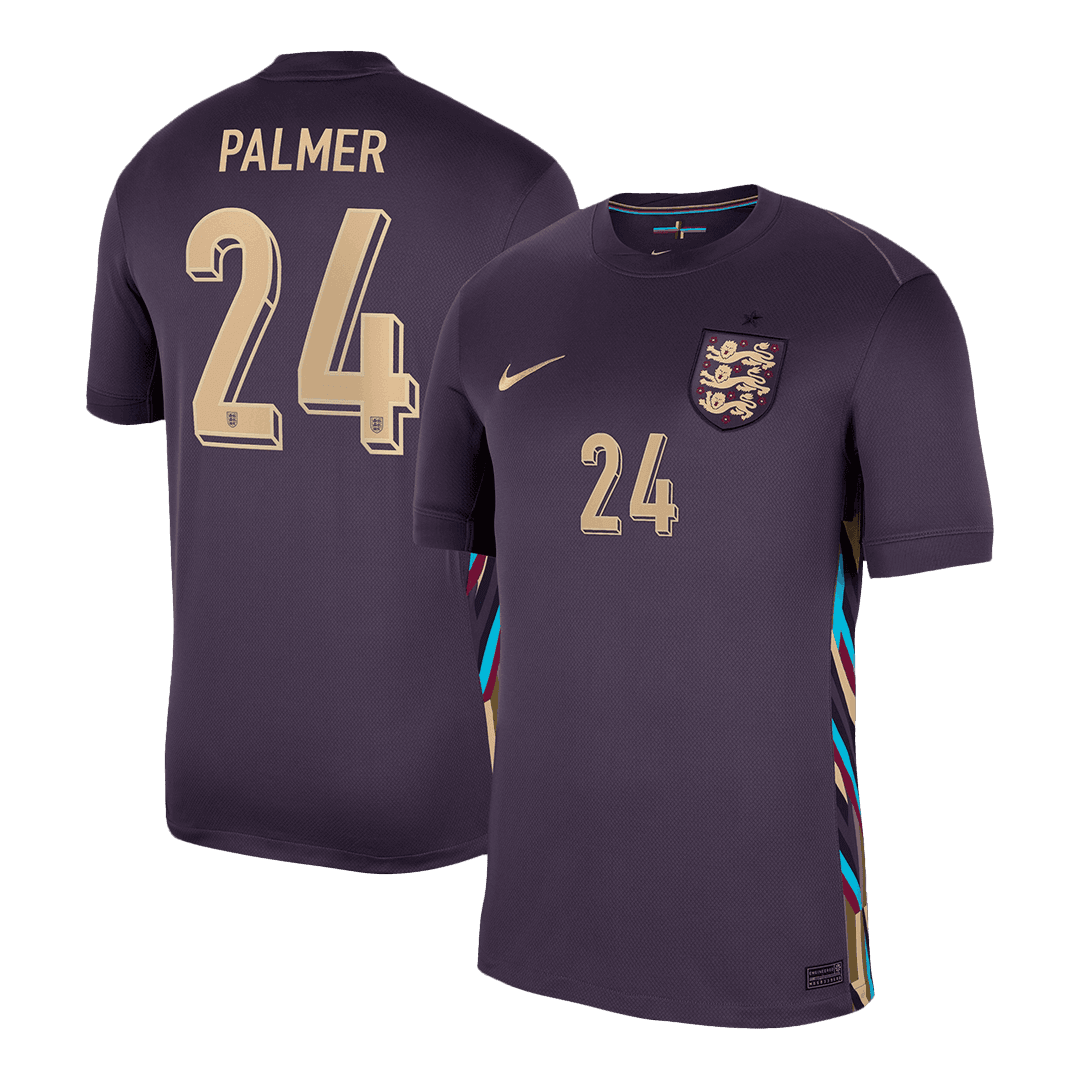 Męska Koszulka Wyjazdowa Anglia PALMER #24 Euro 2024 - Topowe Koszulki Pilkarskie Sklep Internetowy