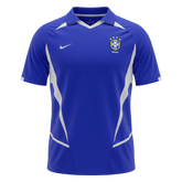 Męska Koszulka Retro Wyjazdowa Brazil 2002