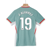 Męska koszulka piłkarska J.ALVAREZ #19 Atletico Madrid 2024/25 - Slim Fit - Topowe Koszulki Pilkarskie Sklep Internetowy