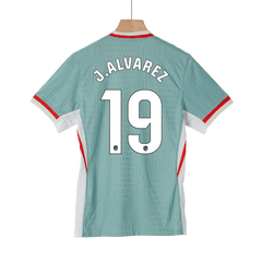 Męska koszulka piłkarska J.ALVAREZ #19 Atletico Madrid 2024/25 - Slim Fit - Topowe Koszulki Pilkarskie Sklep Internetowy