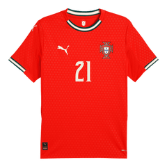 Męska Koszulka Domowa Portugalia DIOGO J. #21 2025 - Topowe Koszulki Pilkarskie Sklep Internetowy