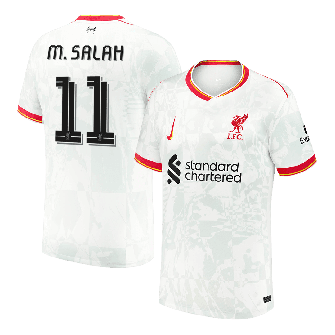M.SALAH #11 Męska wyjazdowa koszulka piłkarska Liverpool 24/25 - UCL - Topowe Koszulki Pilkarskie Sklep Internetowy