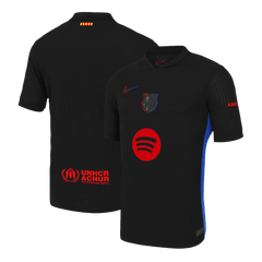 Męska Wersja Zawodnicza Koszulki Wyjazdowej FC Barcelona 2024/25 - Slim Fit - Spotify Logo Without Text - Topowe Koszulki Pilkarskie Sklep Internetowy