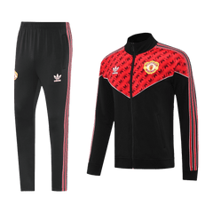 Męski Zestaw Treningowy Manchester United 2025/26 (Kurtka+Spodnie) - Topowe Koszulki Pilkarskie Sklep Internetowy