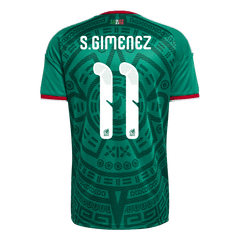 Męska Koszulka Domowa Mexico S.GIMENEZ #11 World Cup 2026