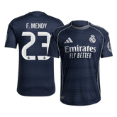 Męska Koszulka Wyjazdowa Real Madrid F.MENDY #23 Wersja Piłkarska 2025/26 - Slim Fit - Topowe Koszulki Pilkarskie Sklep Internetowy