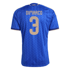 Męska Koszulka Domowa Italy DIMARCO #3 World Cup 2026