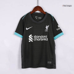 Koszulka piłkarska dla dzieci Liverpool Away Kit (Koszulka + Szorty + Skarpetki) 2024/25 - Topowe Koszulki Pilkarskie Sklep Internetowy