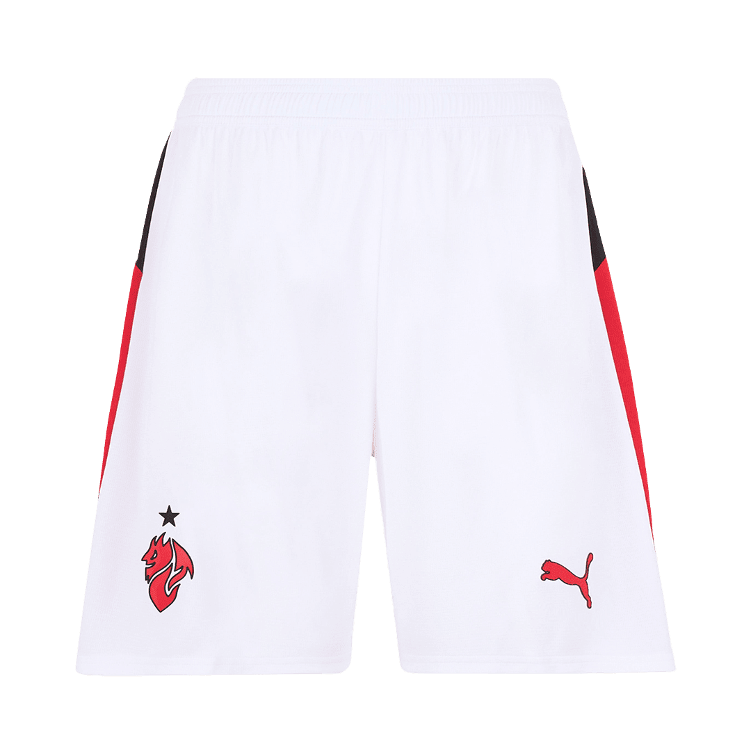 Męskie Spodenki Wyjazdowe AC Milan 25/26 - Topowe Koszulki Pilkarskie Sklep Internetowy