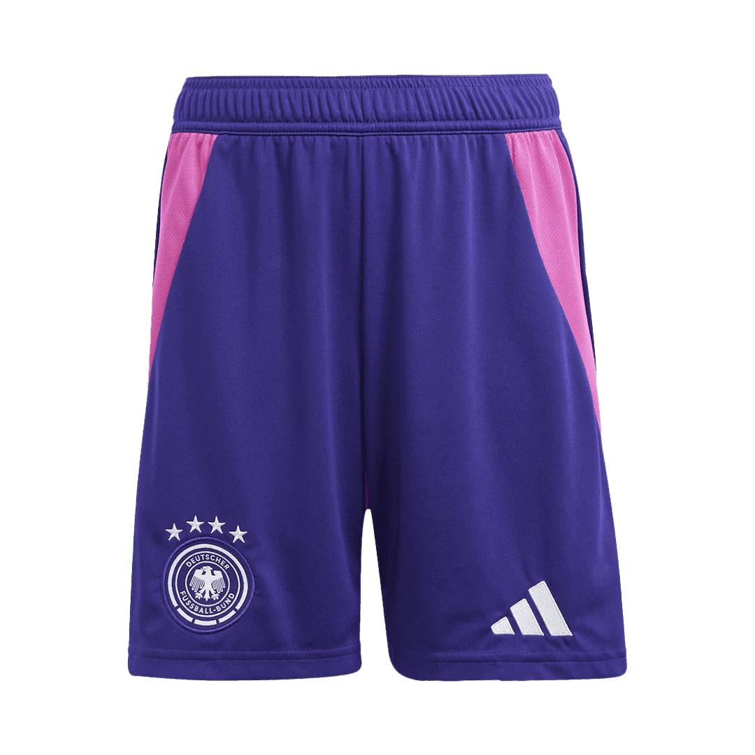 Męskie wyjazdowe spodenki piłkarskie Niemcy Euro 2024 - Topowe Koszulki Pilkarskie Sklep Internetowy