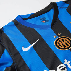 Męska domowa koszulka piłkarska LAUTARO #10 Inter Mediolan 2024/25 - Topowe Koszulki Pilkarskie Sklep Internetowy