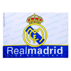 Flaga Drużyny Real Madryt Biała - Topowe Koszulki Pilkarskie Sklep Internetowy