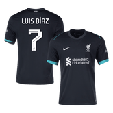 Męska Koszulka Wyjazdowa Liverpool LUIS DÍAZ #7 2024/25 - UCL - Topowe Koszulki Pilkarskie Sklep Internetowy
