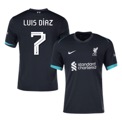 Męska Koszulka Wyjazdowa Liverpool LUIS DÍAZ #7 2024/25 - UCL - Topowe Koszulki Pilkarskie Sklep Internetowy