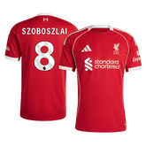 Męska Koszulka Domowa Liverpool SZOBOSZLAI #8 2025/26