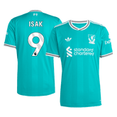 Męska Koszulka Trzecia Wyjazdowa Liverpool ISAK #9 2025/26 - Topowe Koszulki Pilkarskie Sklep Internetowy